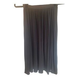 Bombom Midi Black Stretch Skirt with Pockets SKU215‎
